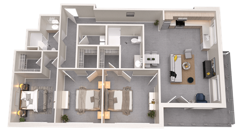 10865 Parkside Drive Studio-3 Beds Apartment for Rent - Photo Gallery 6